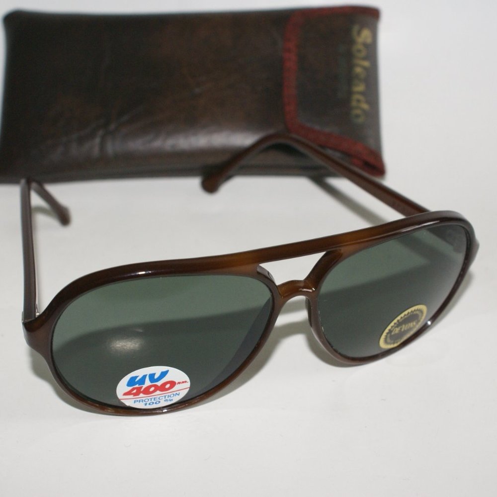 Vintage Aviator plastic frame optical sunglasses